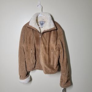 NWT vintage dead stock suede Marvin Richards bomber jacket large